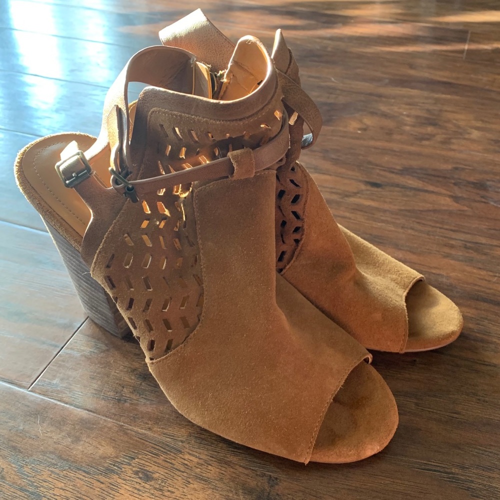 BCBGeneration Peep Toe Booties